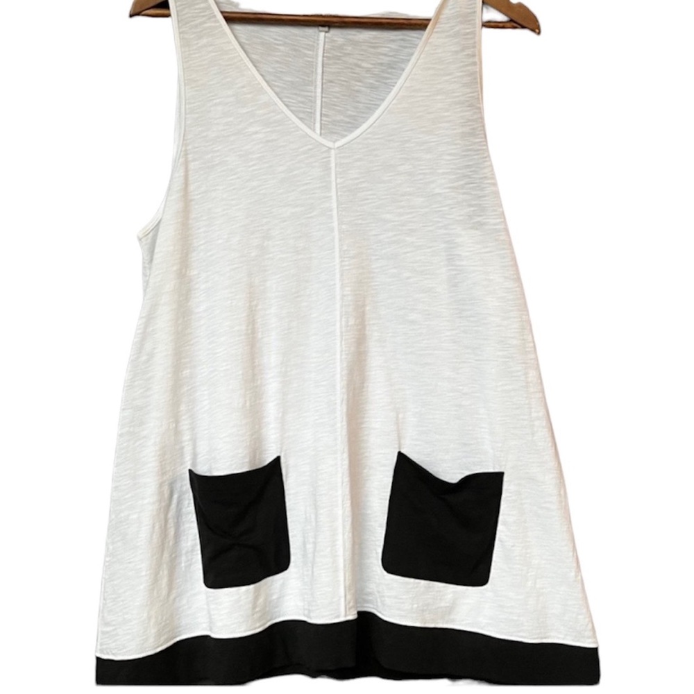 Lisa Todd Luxury Pima Cotton Sleeveless Tunic Medium